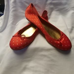 J.Crew polkadot ballet flats size 9